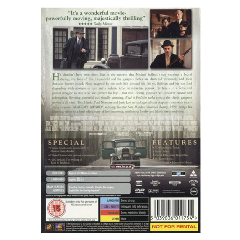 DVD ROAD TO PERDITION