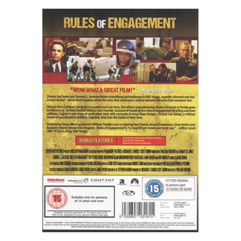DVD RULES OF ENGAGEMENT