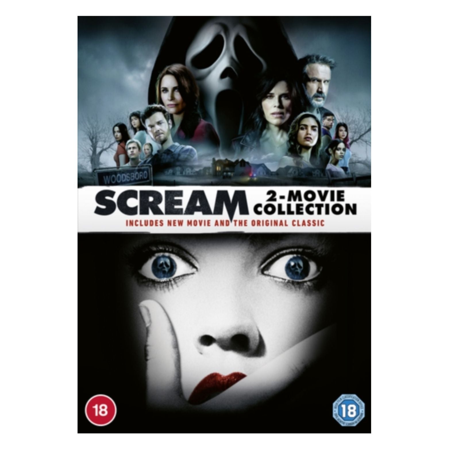 DVD SCREAM 2-MOVIE COLLECTION SCREAM 1996 SCREAM 2022