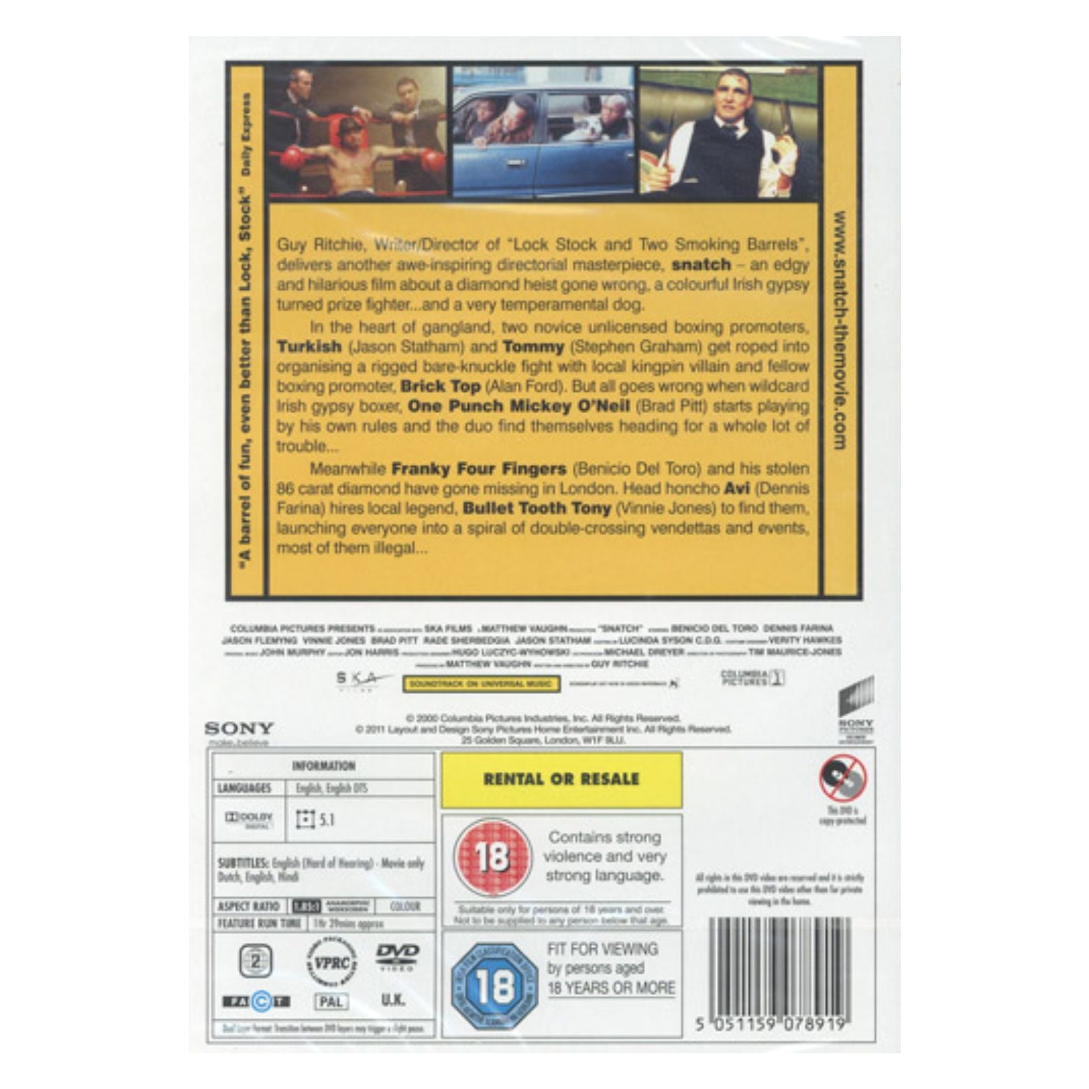 DVD SNATCH
