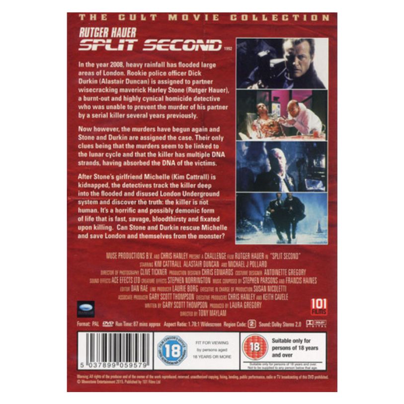 DVD SPLIT SECOND