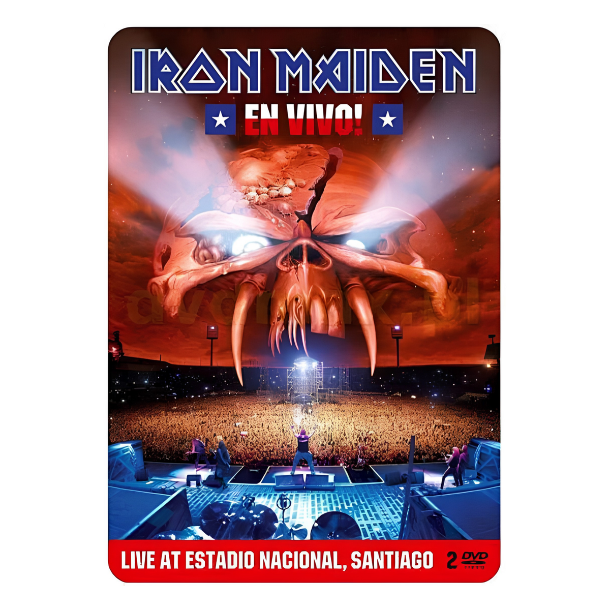 DVD STEELBOOK IRON MAIDEN EN VIVO