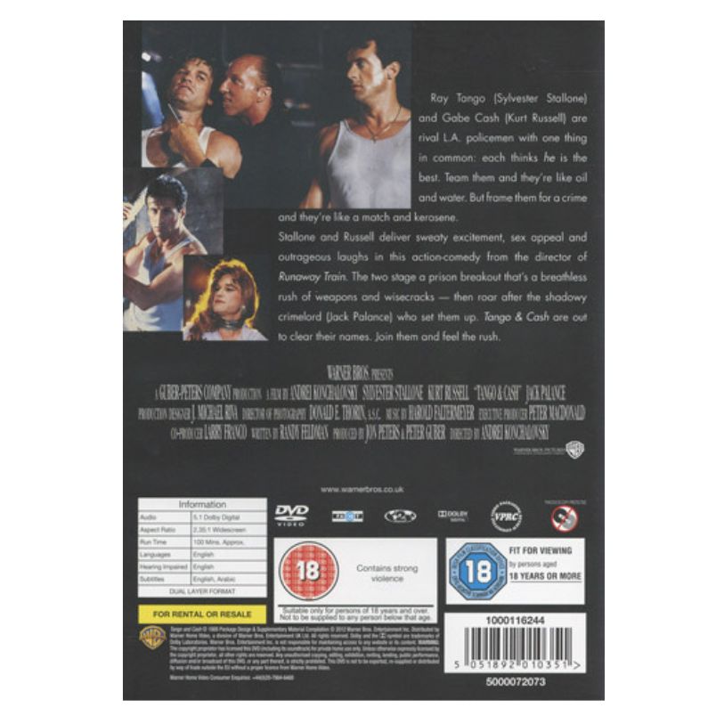 DVD TANGO AND CASH