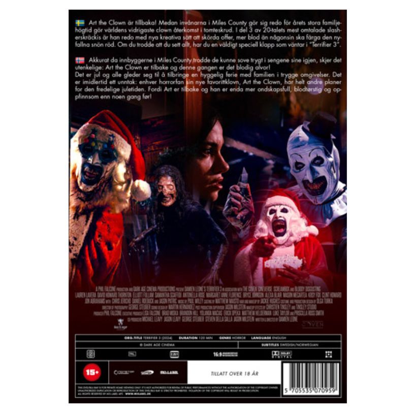 DVD TERRIFIER 3