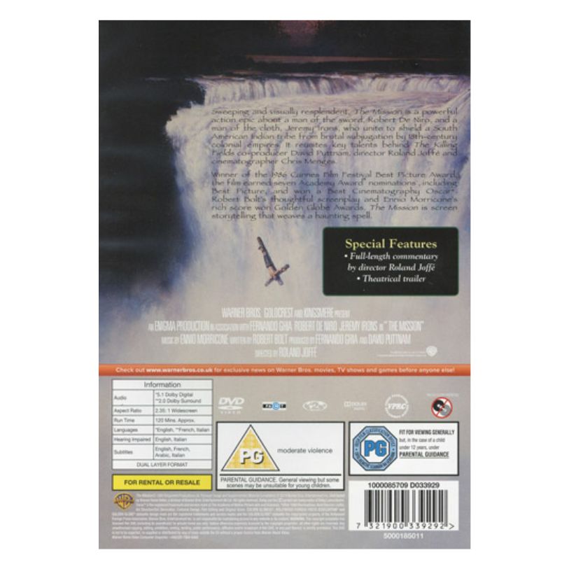 DVD THE MISSION