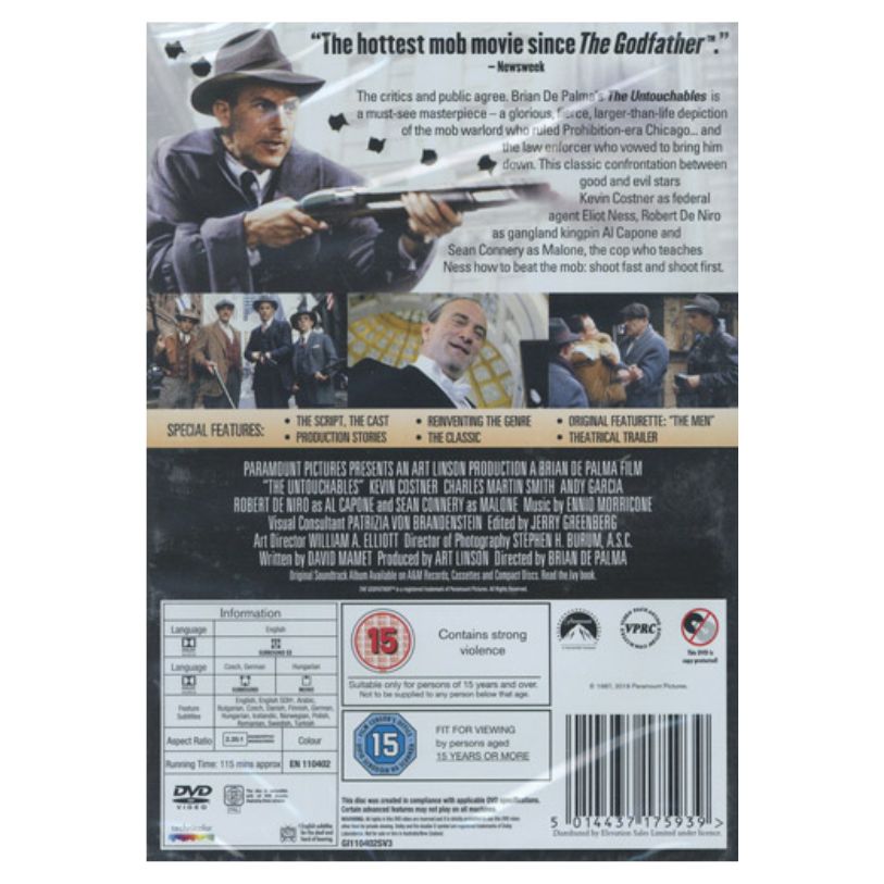 DVD THE UNTOUCHABLES 2013 RESLEEVE