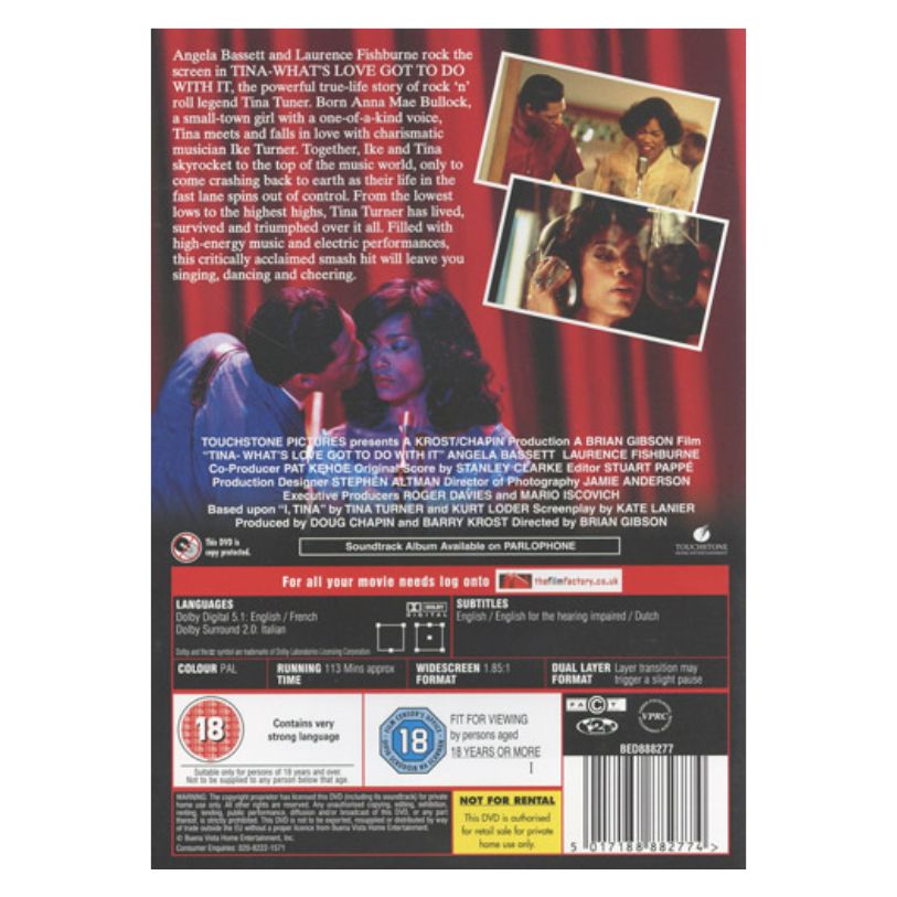 DVD TINA WHAT'S LOVE GOT TO DO WITH IT