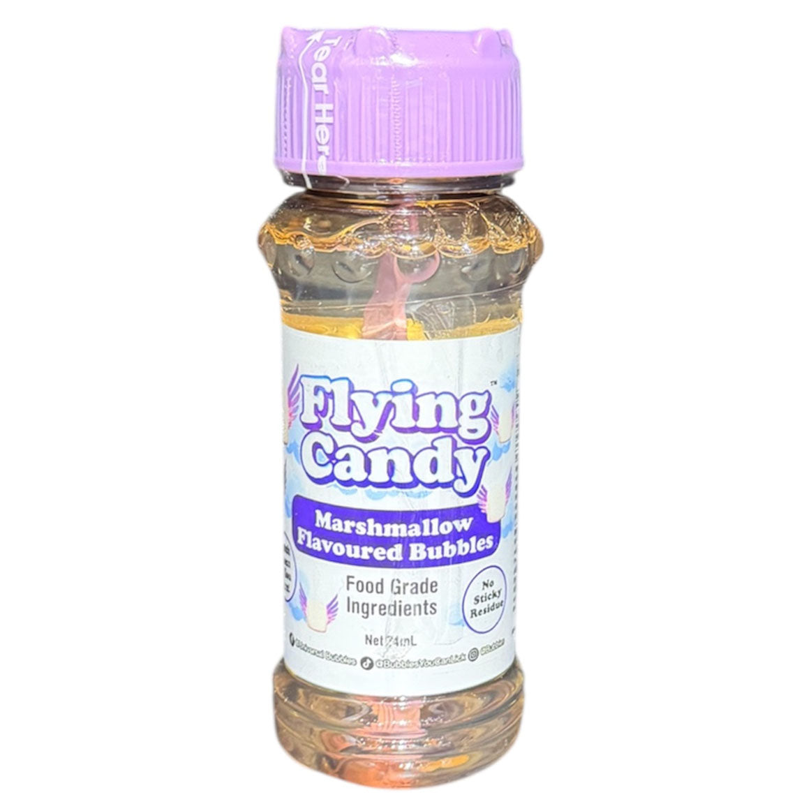 FLYING CANDY MARSHMALLOW FLAVOURED BUBBLES 74g