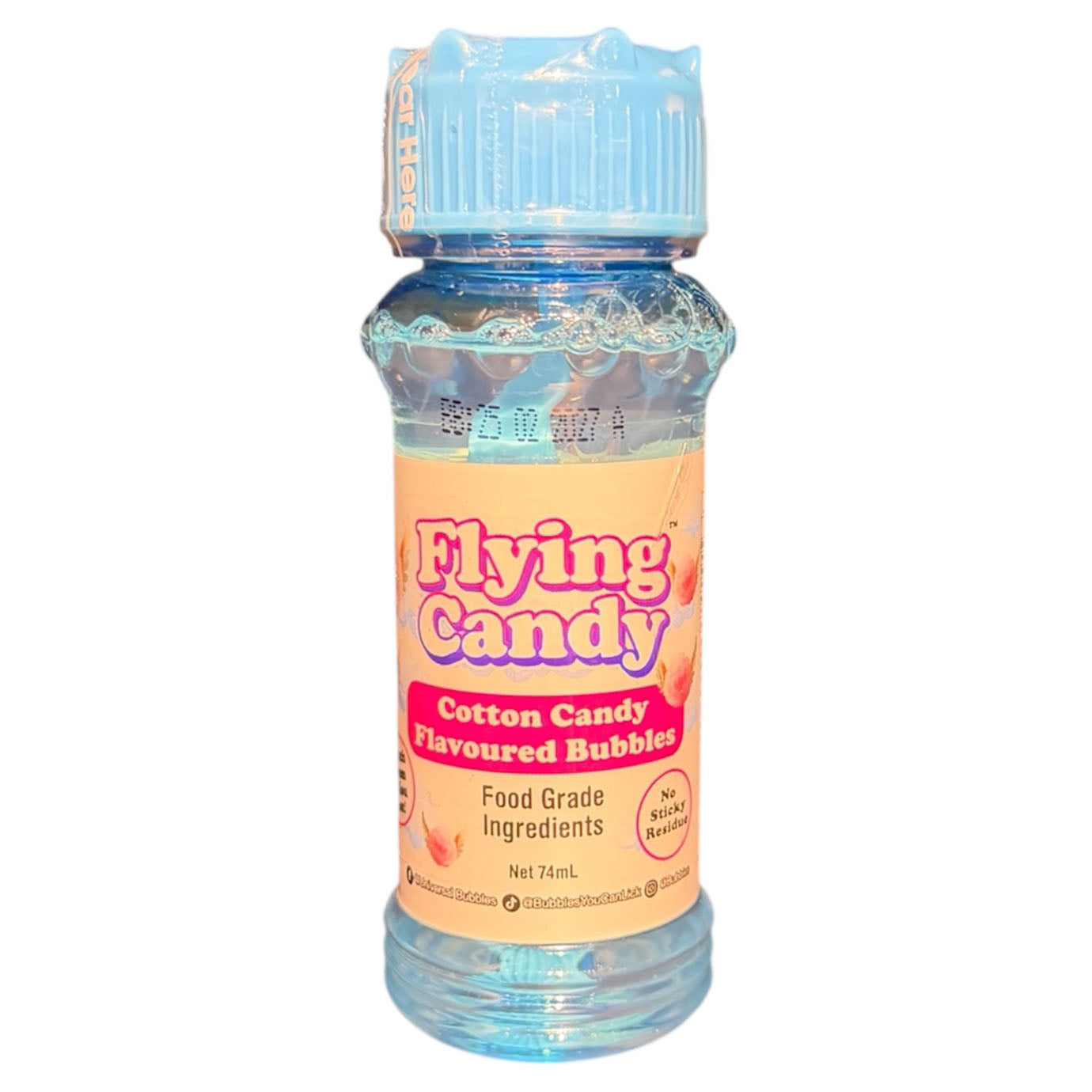 FLYING CANDY COTTON CANDY FLAVOURED BUBBLES 74g