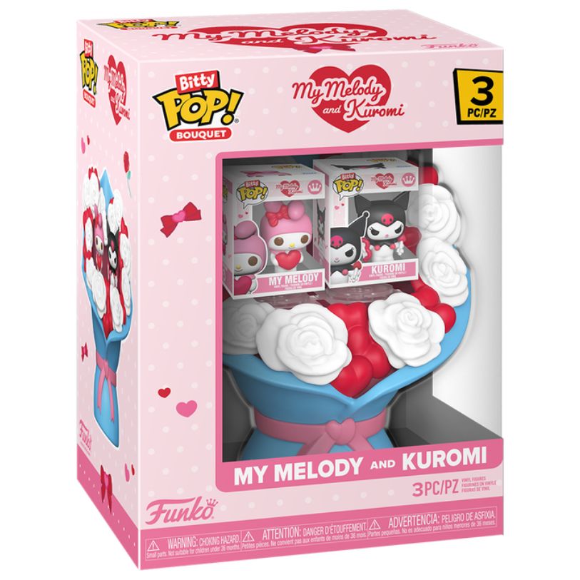 FUNKO BITTY POP! BOUQUET SANRIO MY MELODY & KUROMI VALENTINE 2-PACK