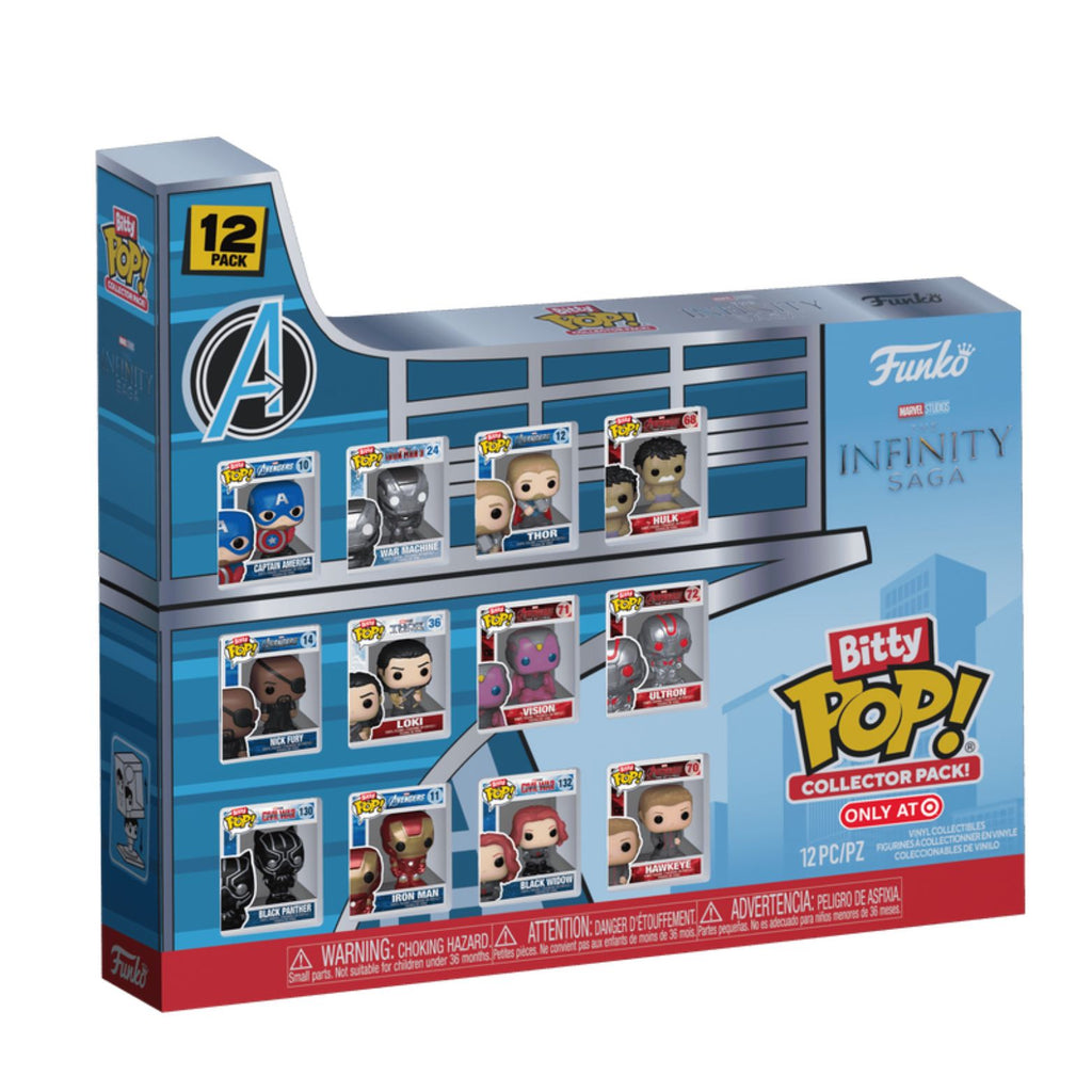 FUNKO BITTY POP! COLLECTOR PACK! MARVEL STUDIOS THE INFINITY SAGA 12pack