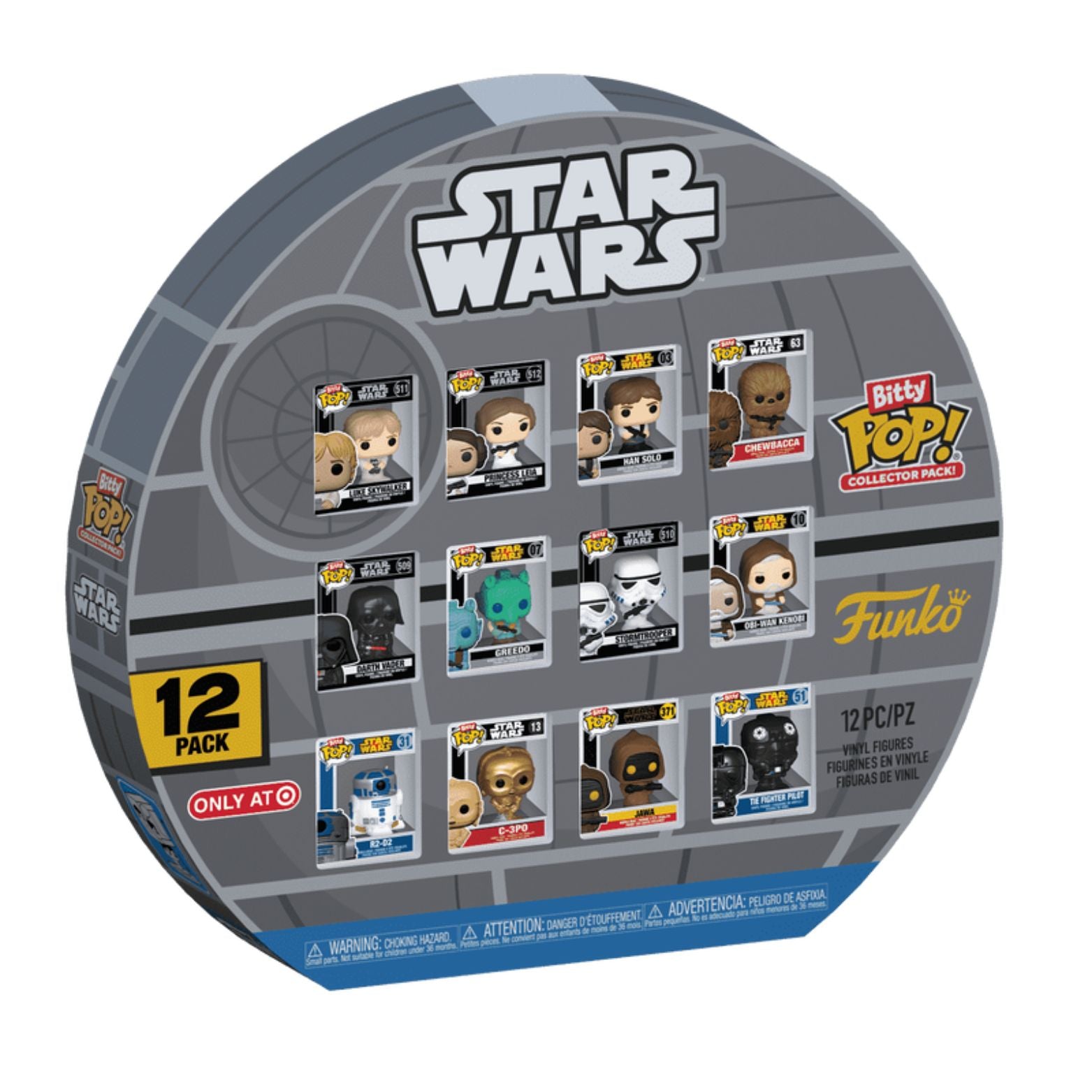 FUNKO BITTY POP! COLLECTOR PACK! STAR WARS A NEW HOPE 12pack