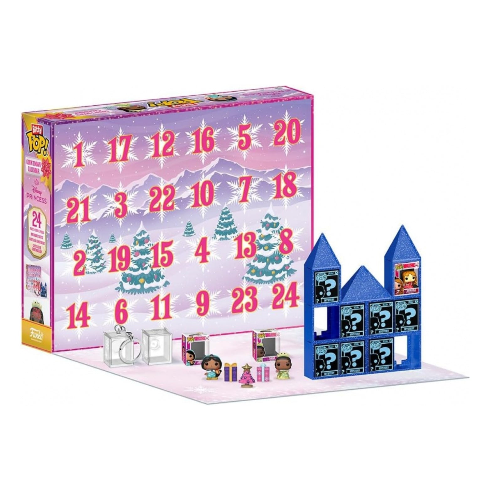 FUNKO BITTY POP! COUNTDOWN CALENDAR DISNEY PRINCESS