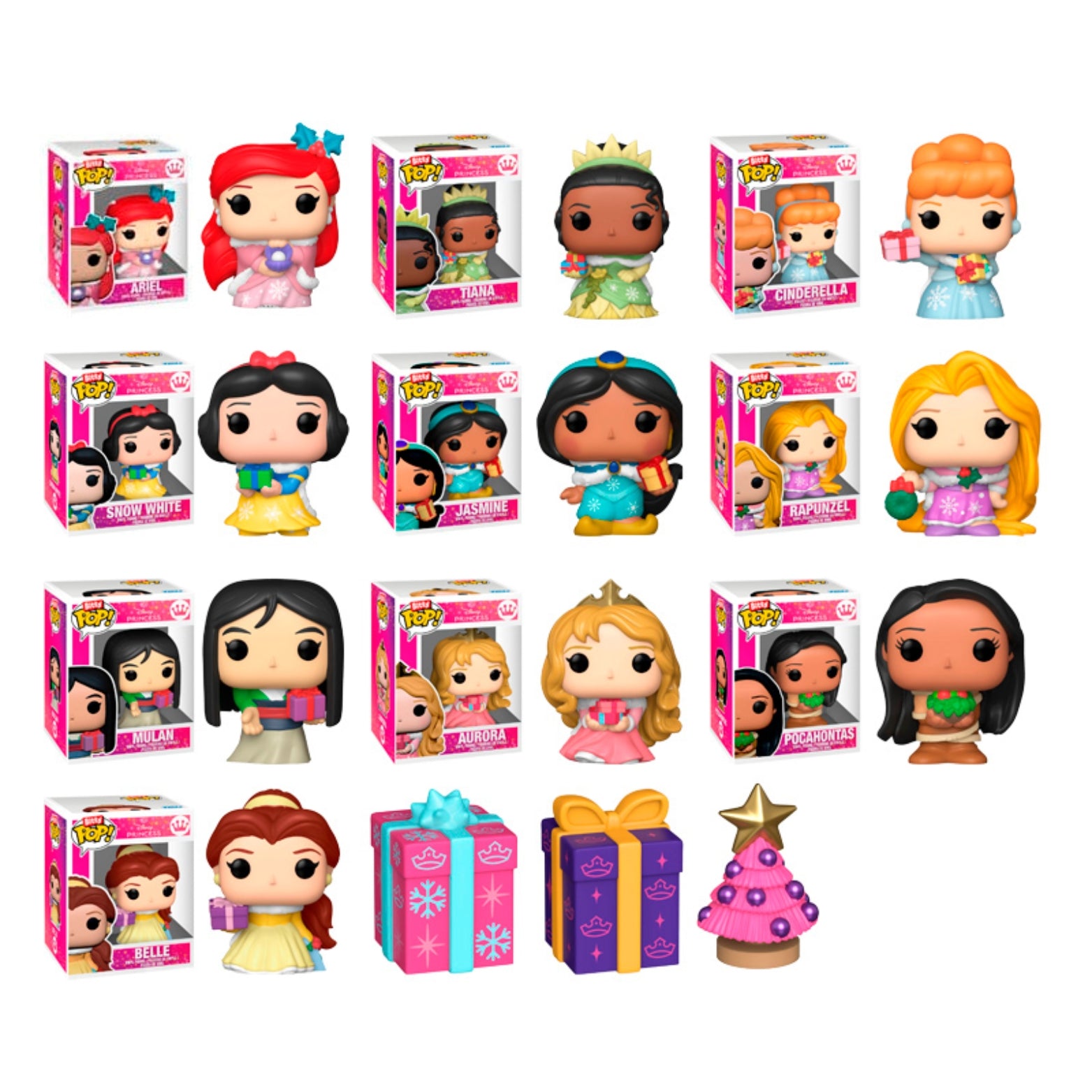 FUNKO BITTY POP! COUNTDOWN CALENDAR DISNEY PRINCESS
