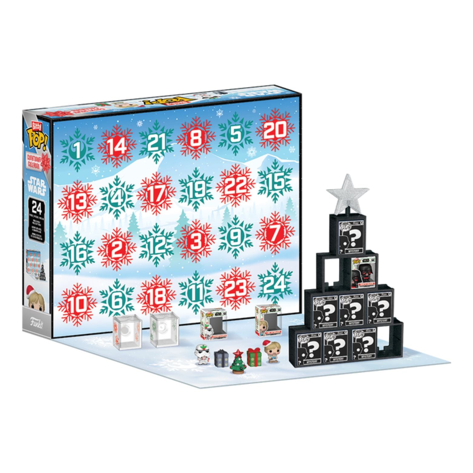 FUNKO BITTY POP! COUNTDOWN CALENDAR STAR WARS