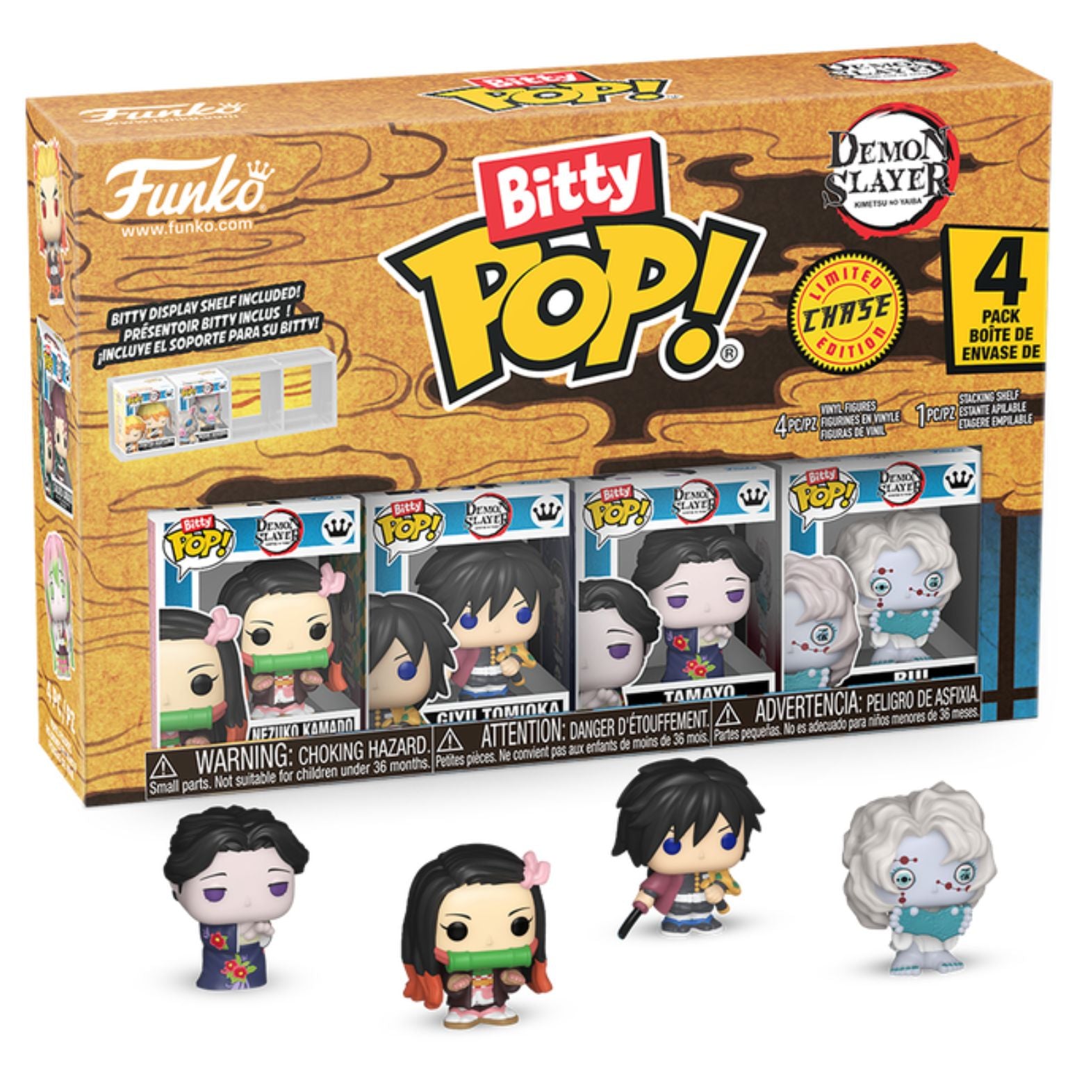 FUNKO BITTY POP! DEMON SLAYER NEZUKO KAMADO 4-PACK 2,5cm