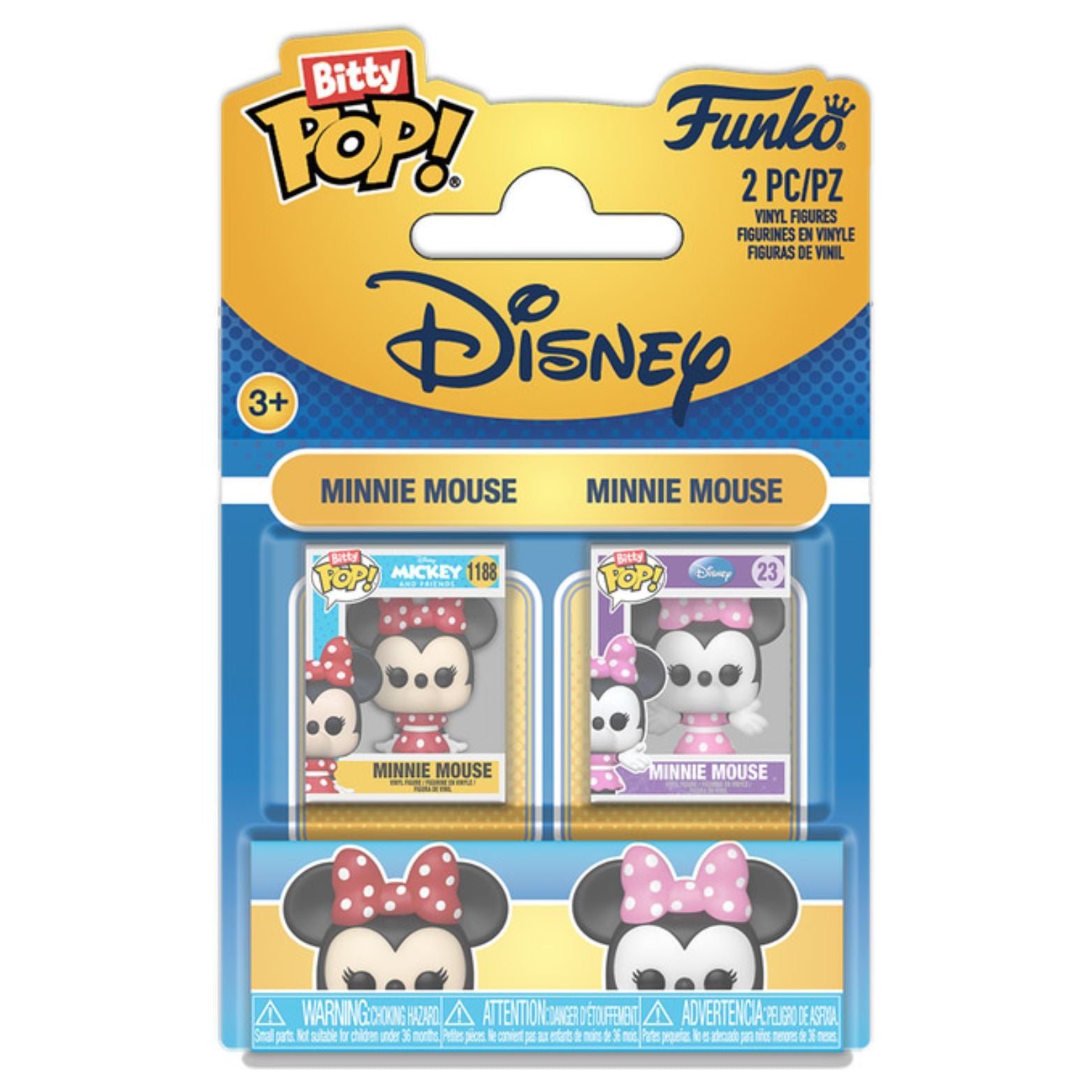FUNKO BITTY POP! DISNEY MINNIE AND MINNIE 2-PACK 2,5cm