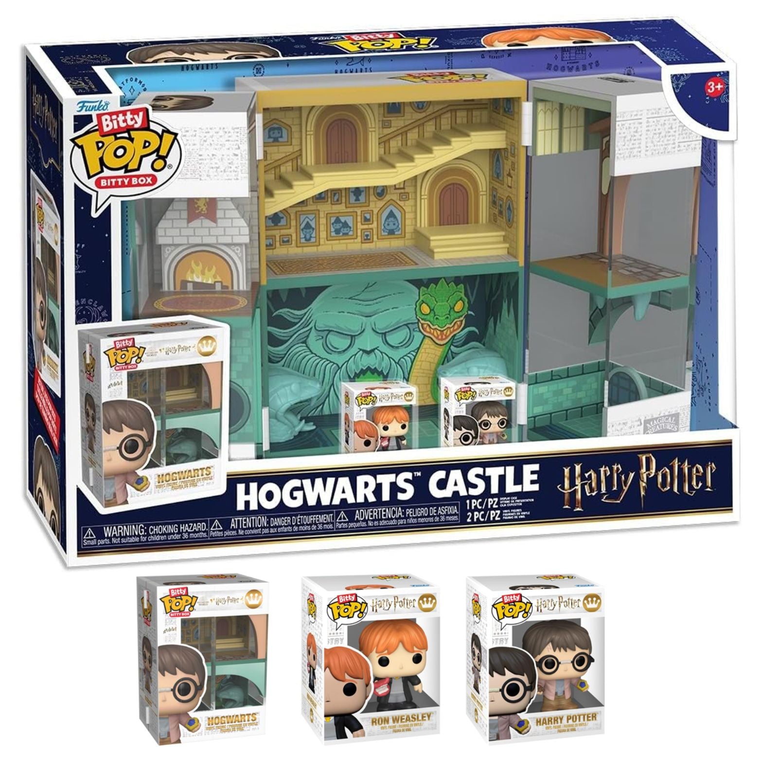 FUNKO BITTY POP! DISPLAY HARRY POTTER HOGWARTS CASTLE