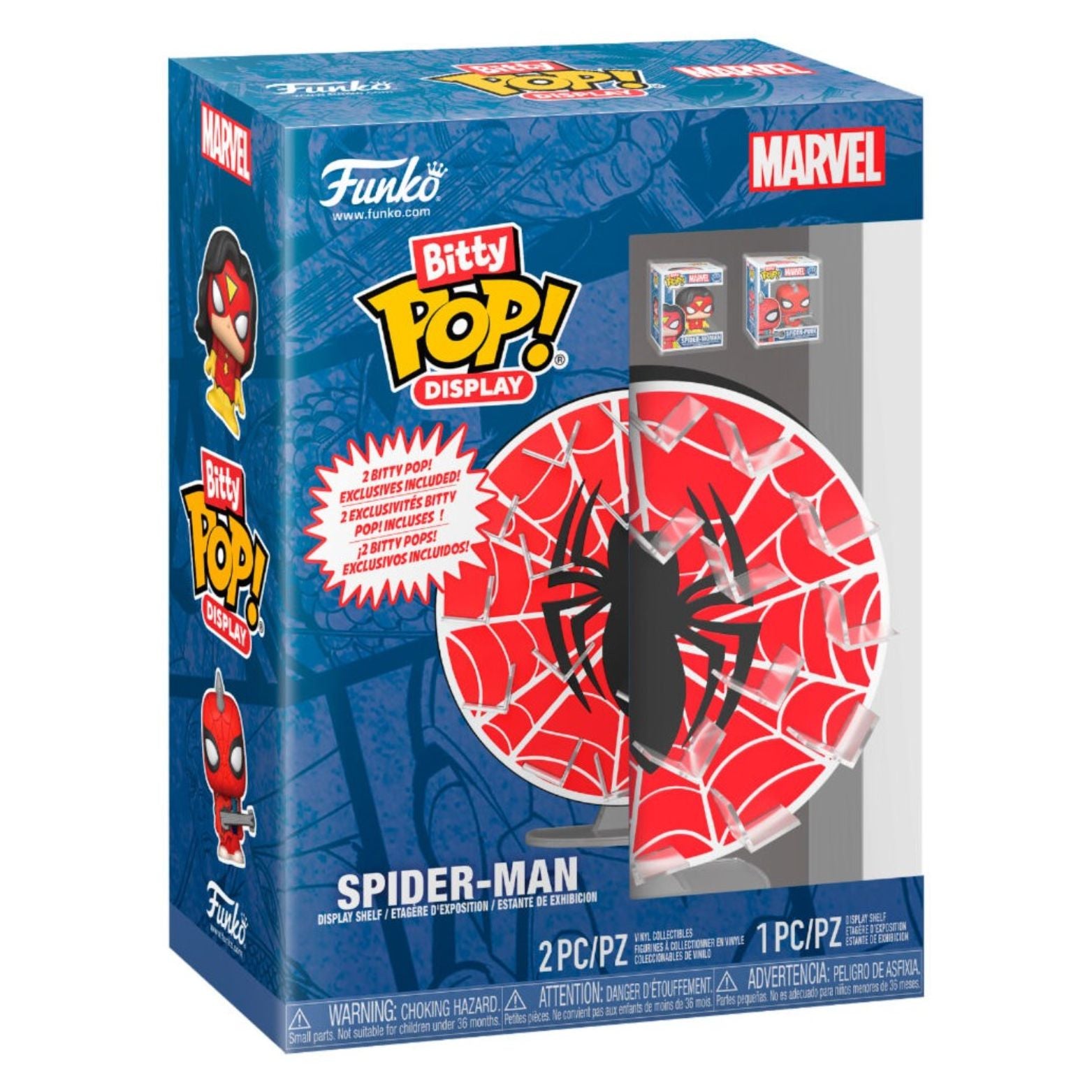 FUNKO BITTY POP! DISPLAY MARVEL SPIDER-MAN WEB