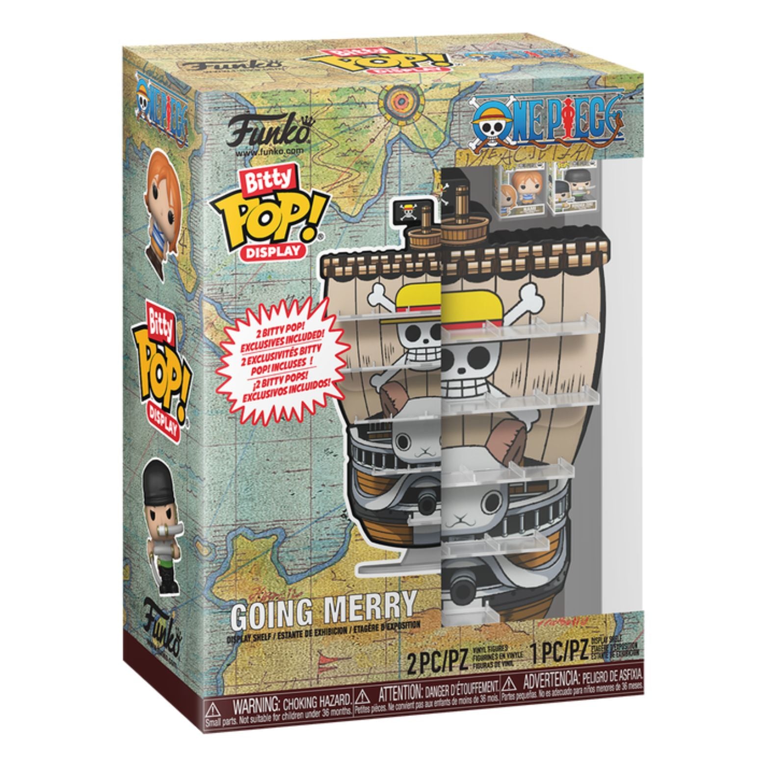 FUNKO BITTY POP! DISPLAY ONE PIECE GOING MERRY