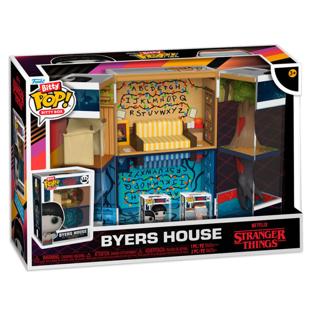 FUNKO BITTY POP! DISPLAY STRANGER THINGS BYERS HOUSE