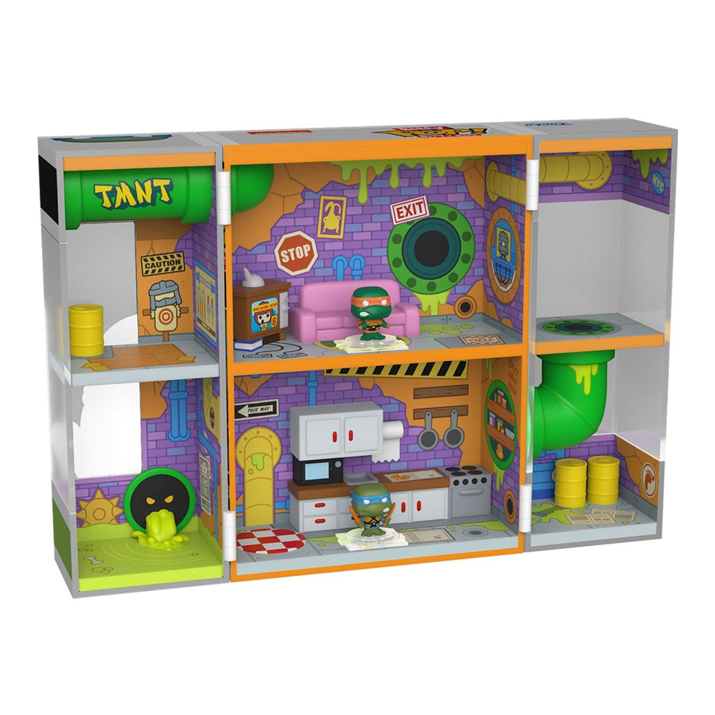 FUNKO BITTY POP! DISPLAY TEENAGE MUTANT NINJA TURTLES SEWER LAIR