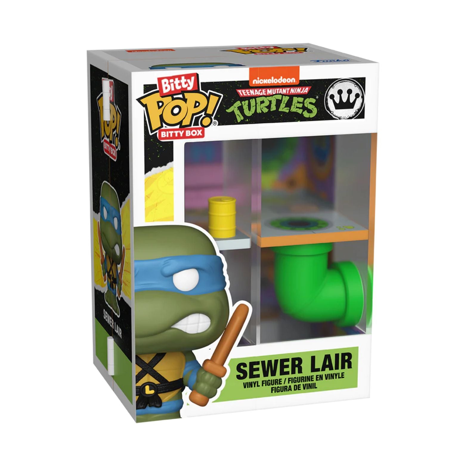 FUNKO BITTY POP! DISPLAY TEENAGE MUTANT NINJA TURTLES SEWER LAIR
