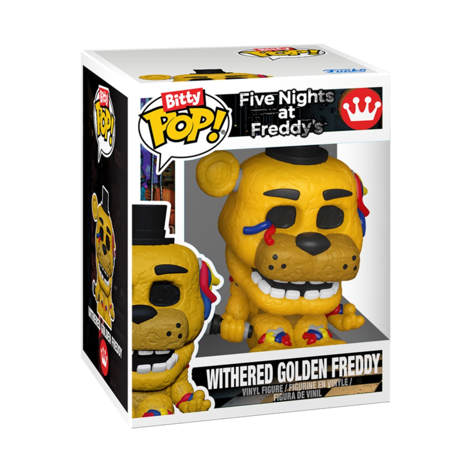 FUNKO BITTY POP! FIVE NIGHTS AT FREDDY'S WITHERED GOLDEN FREDDY 4-PACK 2,5cm