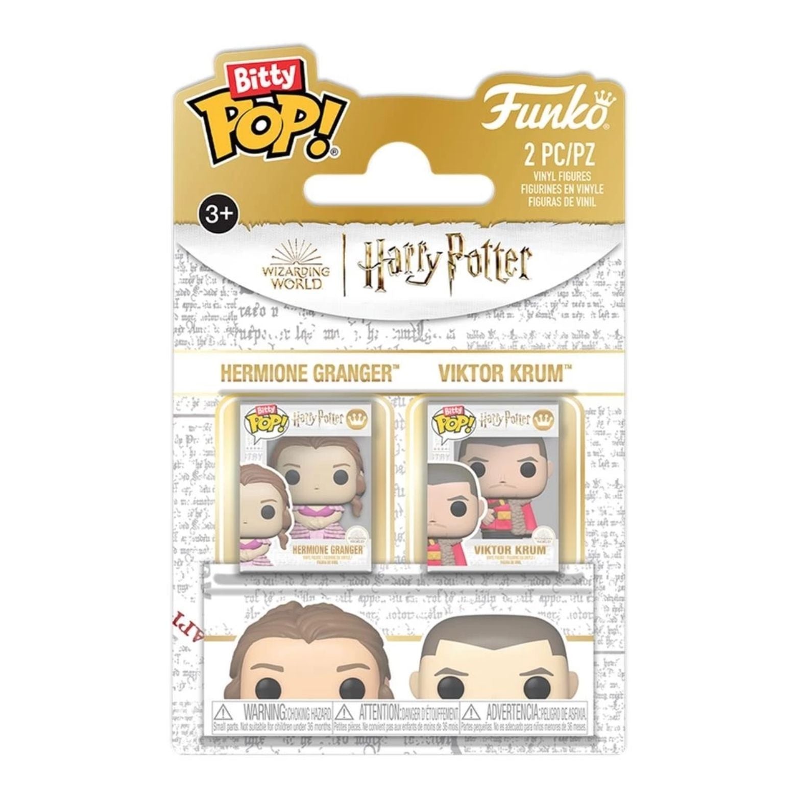 FUNKO BITTY POP! HARRY POTTER HERMIONE GRANGER & VIKTOR KRUM 2-PACK 2,5cm