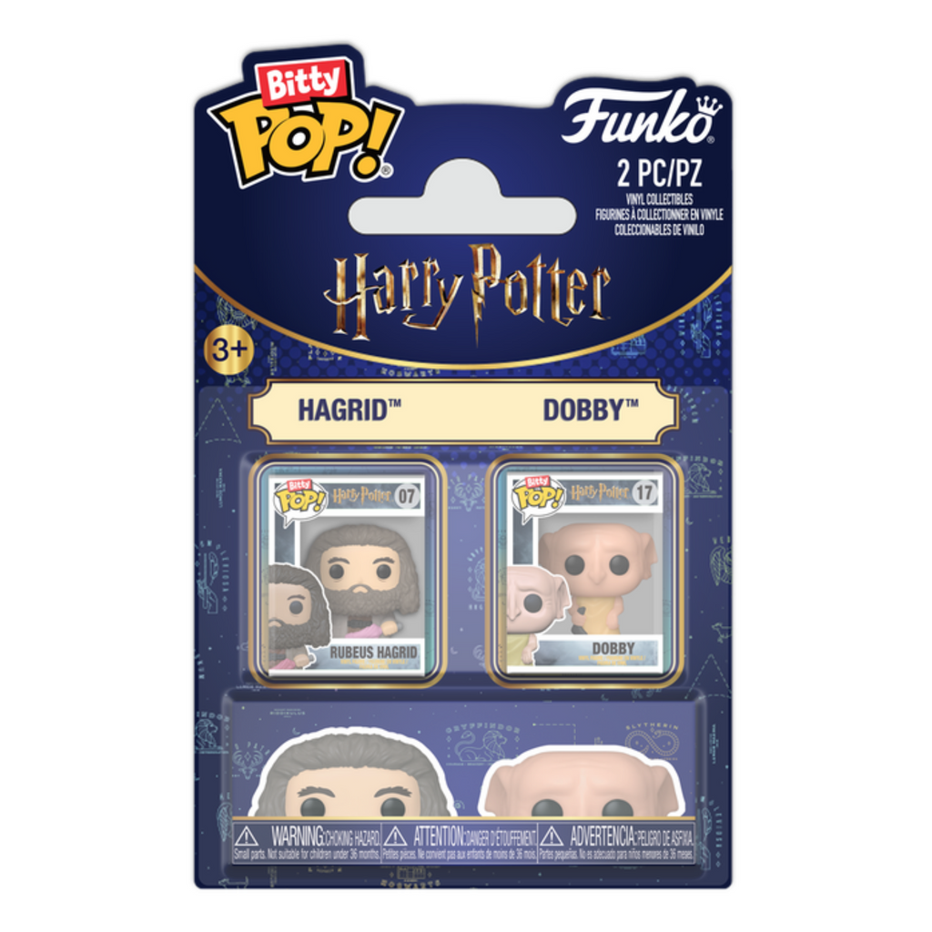 FUNKO BITTY POP! HARRY POTTER RUBEUS HAGRID & DOBBY 2-PACK 2,5cm