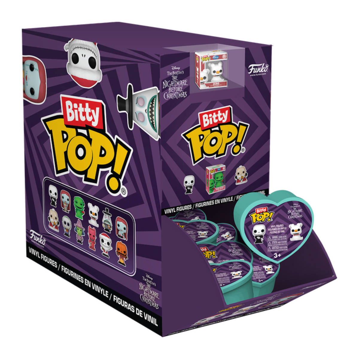 FUNKO BITTY POP! HEARTS SINGLE  DISNEY THE NIGHTMARE BEFORE CHRISTMAS