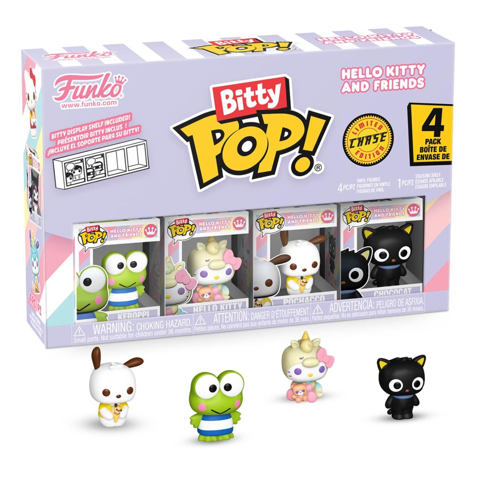 FUNKO BITTY POP! HELLO KITTY AND FRIENDS KEROPPI 4-PACK 2,5cm