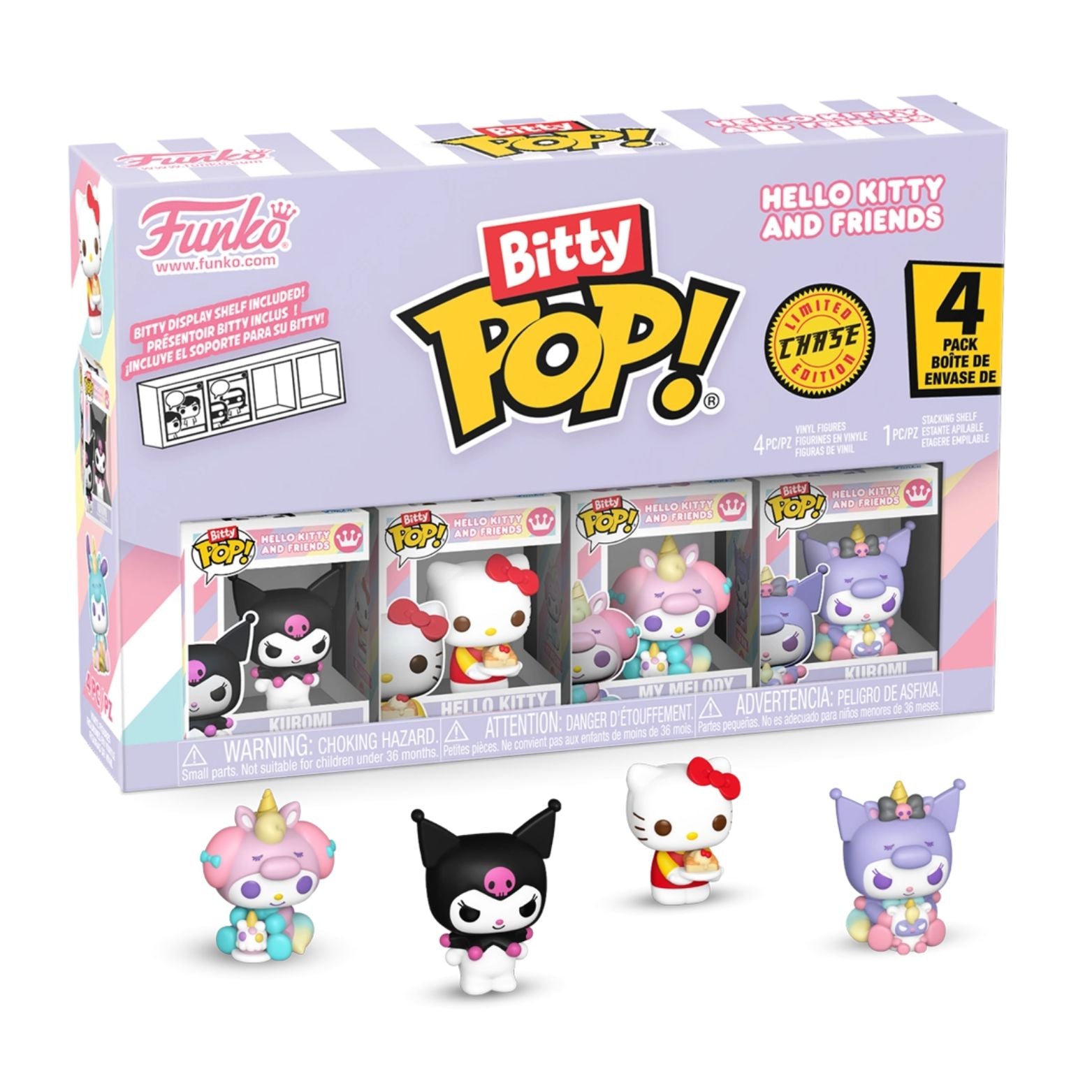 FUNKO BITTY POP! HELLO KITTY AND FRIENDS KUROMI 4-PACK 2,5cm
