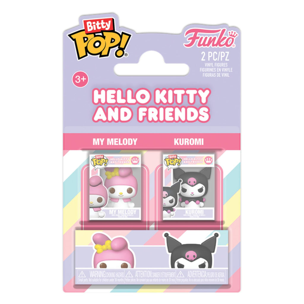 FUNKO BITTY POP! HELLO KITTY AND FRIENDS MY MELODY & KUROMI 2-PACK 2,5cm