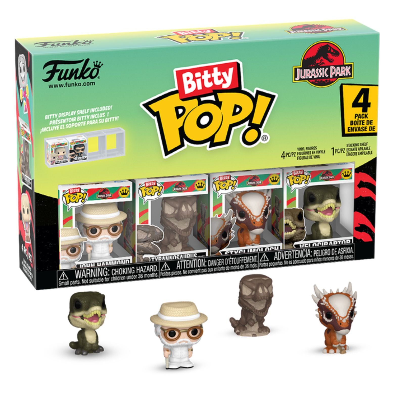 FUNKO BITTY POP! JURASSIC PARK JOHN HAMMOND 4-PACK 2,5cm