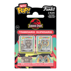 FUNKO BITTY POP! JURASSIC PARK TYRANNOSAURUS FOSSIL & DILOPHOSAURUS 2-PACK 2,5cm