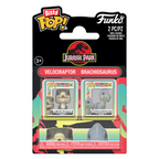 FUNKO BITTY POP! JURASSIC PARK VELOCIRAPTOR & BRACHIOSAURUS 2-PACK 2,5cm