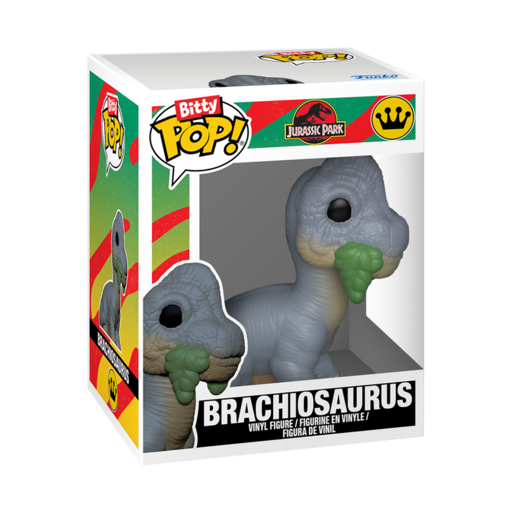 FUNKO BITTY POP! JURASSIC PARK VELOCIRAPTOR & BRACHIOSAURUS 2-PACK 2,5cm