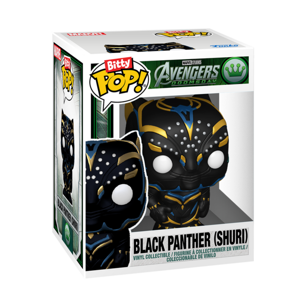FUNKO BITTY POP! MARVEL AVENGERS: DOOMSDAY BLACK PANTHER 4-PACK 2,5cm