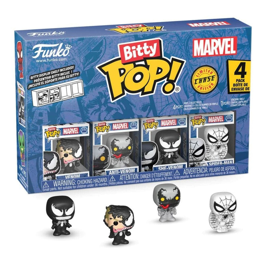FUNKO BITTY POP! MARVEL SPIDER-MAN VENOM 4-PACK 2,5cm