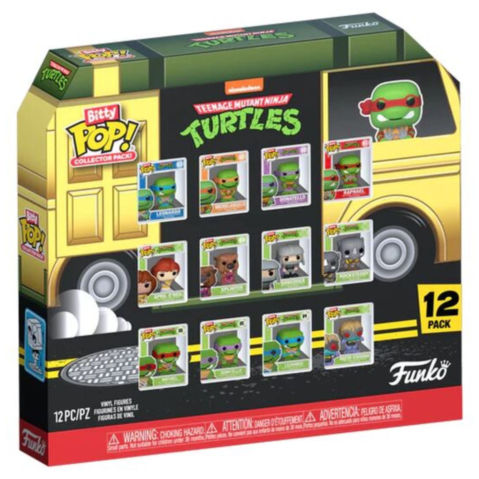 FUNKO BITTY POP! MULTIPACK TEENAGE MUTANT NINJA TURTLES 12-pack