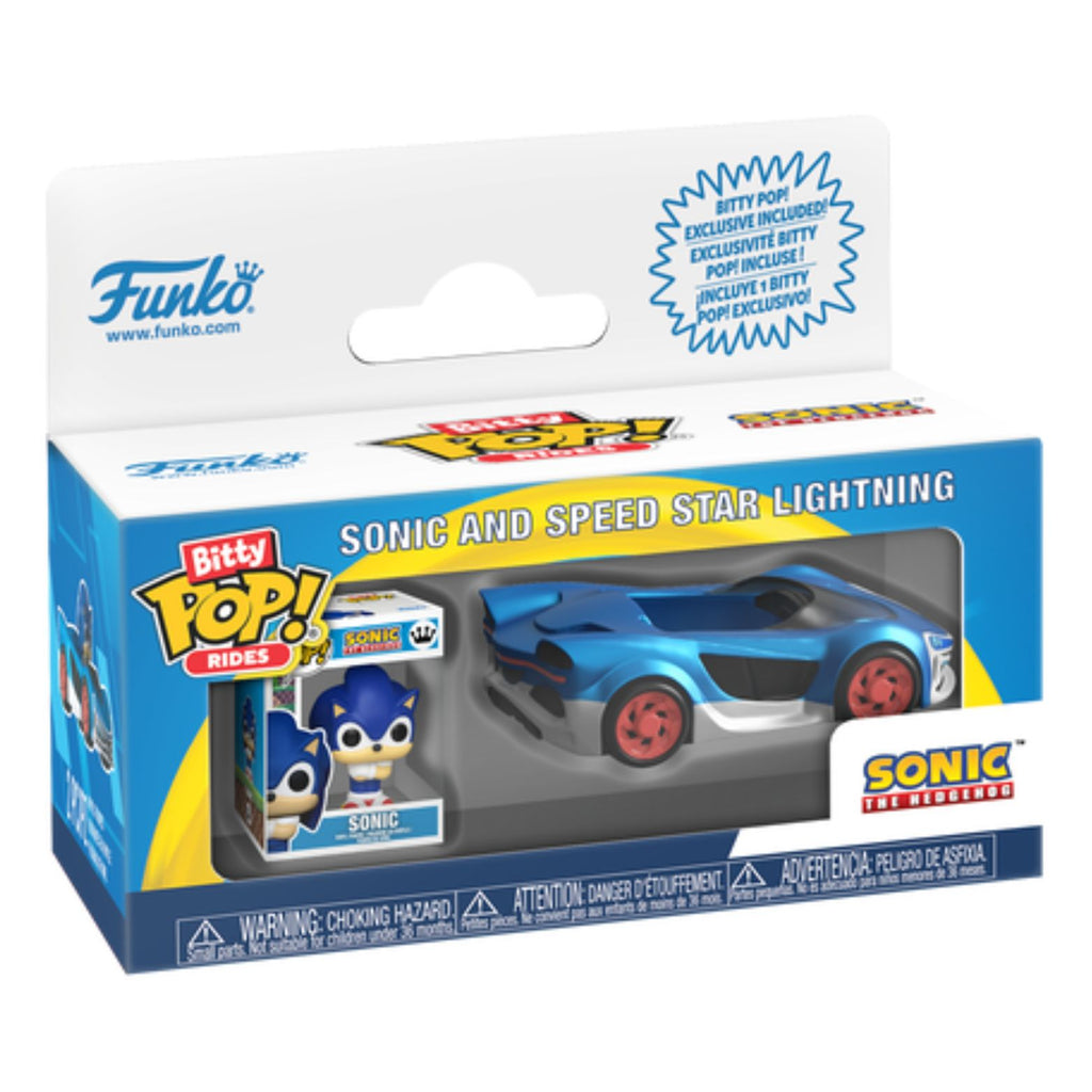 FUNKO BITTY POP! RIDES SONIC THE HEDGEHOG SONIC AND SPEEDSTAR 2,5cm