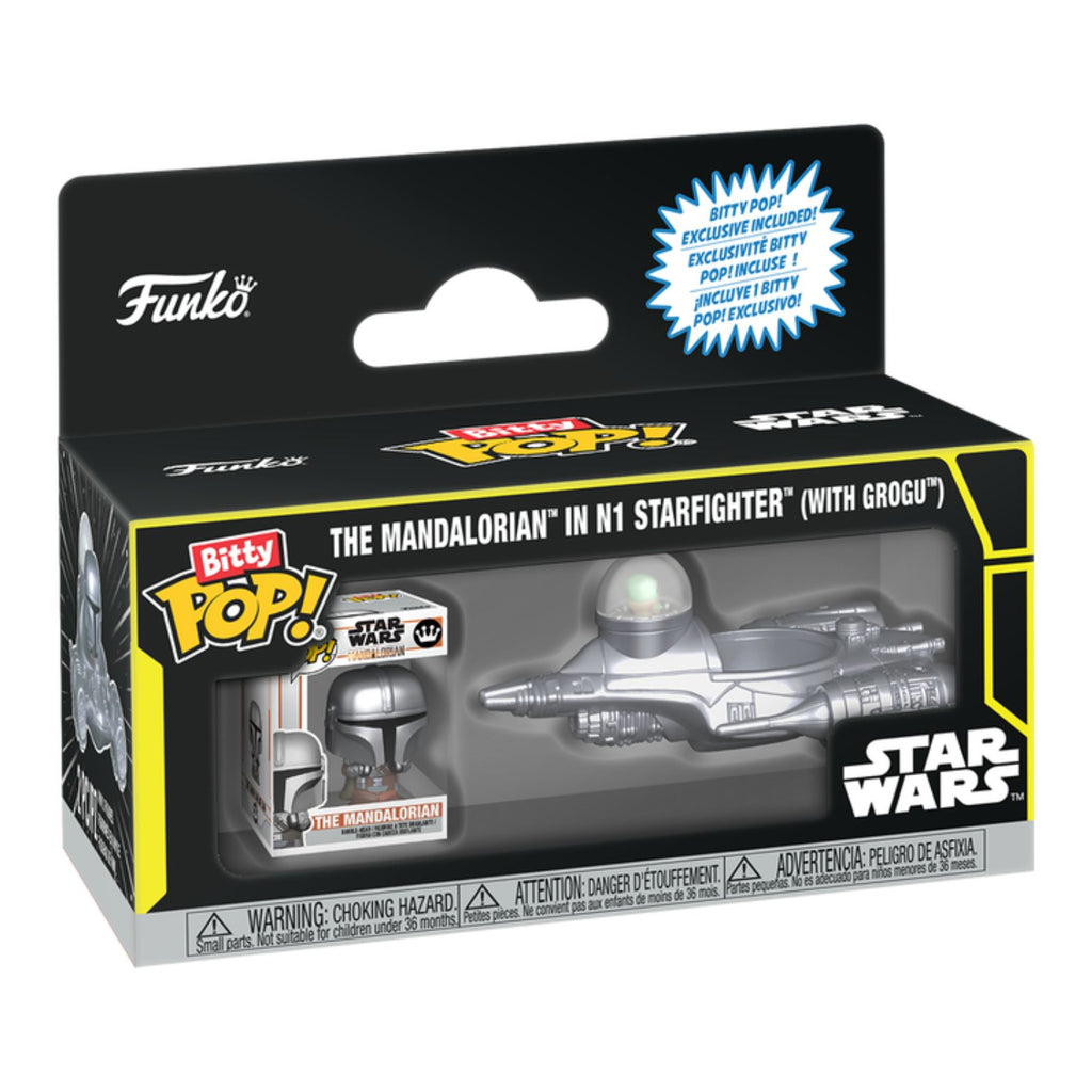 FUNKO BITTY POP! RIDES STAR WARS THE MANDALORIAN IN N1 STARFIGHTER 2,5cm