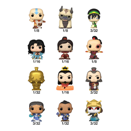 FUNKO BITTY POP! SINGLE AVATAR THE LAST AIRBENDER