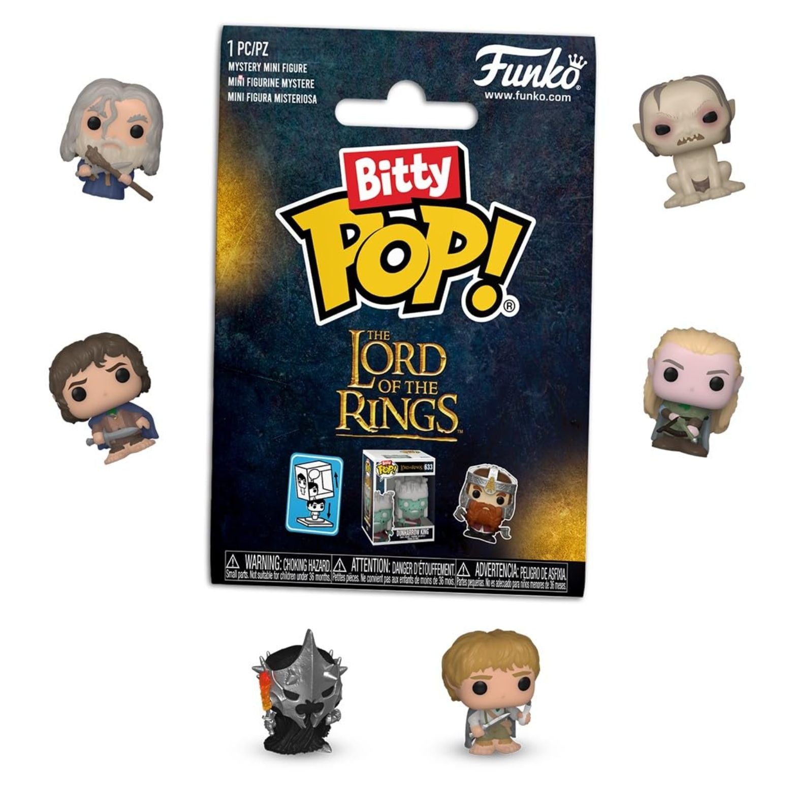 FUNKO BITTY POP! SINGLE LORD OF THE RINGS 1ct