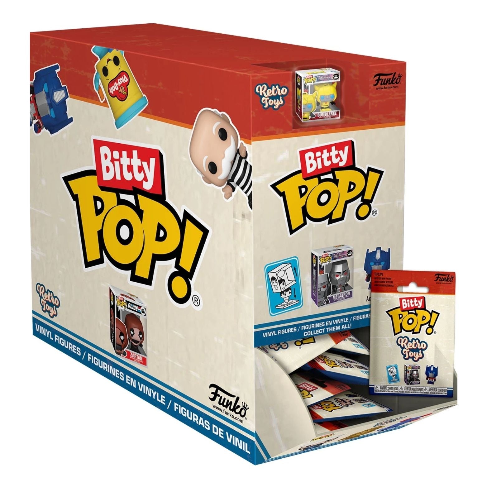 FUNKO BITTY POP! SINGLE RETRO TOYS 2,5cm