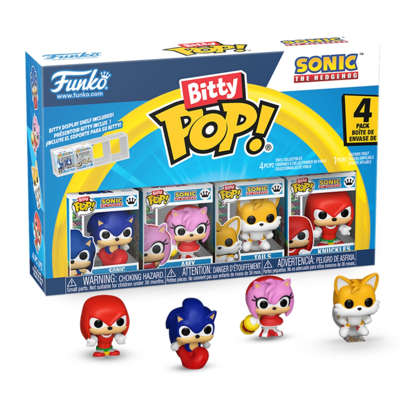 FUNKO BITTY POP! SONIC THE HEDGEHOG SONIC 4-PACK 2,5cm