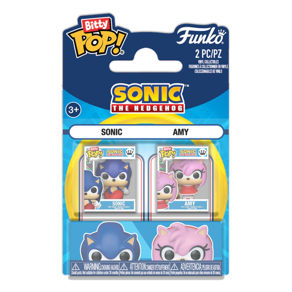 FUNKO BITTY POP! SONIC THE HEDGEHOG SONIC & AMY 2-PACK 2,5cm