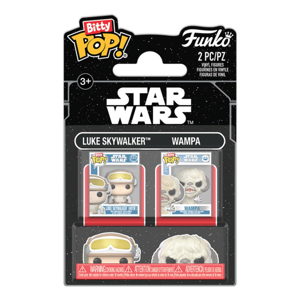 FUNKO BITTY POP! STAR WARS LUKE SKYWALKER & WAMPA 2-PACK 2,5cm