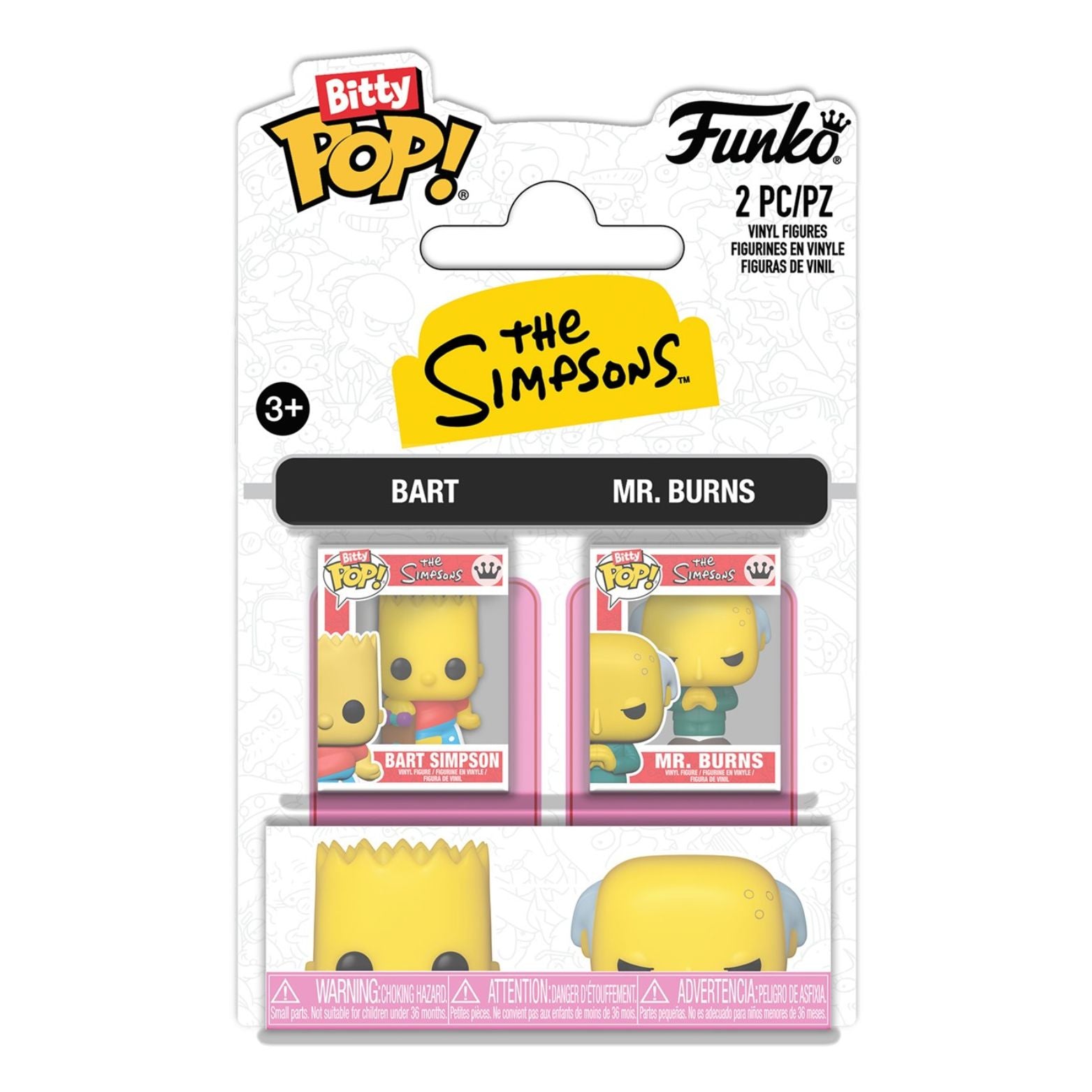 FUNKO BITTY POP! THE SIMPSONS BART AND MR. BURNS 2-PACK 2,5cm